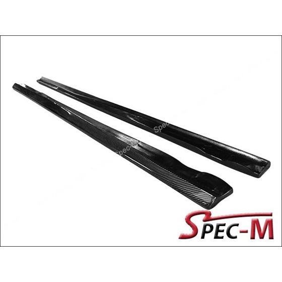 JPM Carbon Fiber Side Skirts Extension Lip For 200