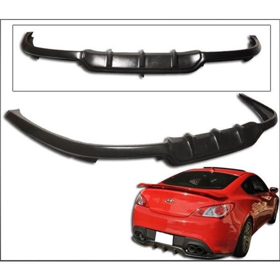 IKONMOTORSPORT SPORT STYLE REAR BUMPER LIP DIFFUSER HYUNDAI GENESIS COUPE 10-12