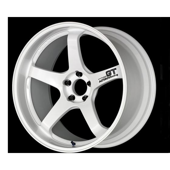 Advan,GT,Premium,Wheel,Set,of,4,Honda,Civic,Type-R,18x9.5,5x120,38mm,Racing,White