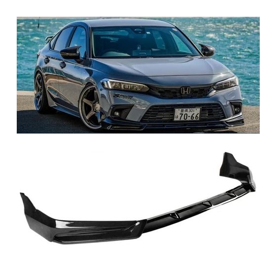 2022-2024 HONDA CIVIC SEDAN YOFER V1 FRONT BUMPER LIP CRYSTAL BLACK PEARL