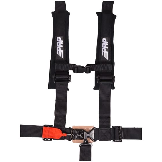PRP, Seats, 5.2, Harness, with, Shoulder, Straps, Sewn, to, Lap, Black