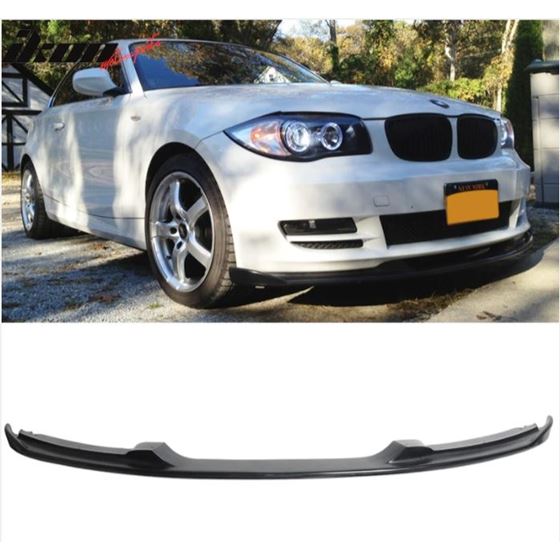 IKONMOTORSPORT H STYLE FRONT BUMPER LIP BMW 1 SERIES 128I E82 07-11