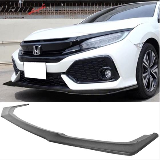 IKONMOTORSPORT IKON V6 STYLE FRONT BUMPER LIP HONDA CIVIC 5DR HATCHBACK 17-21