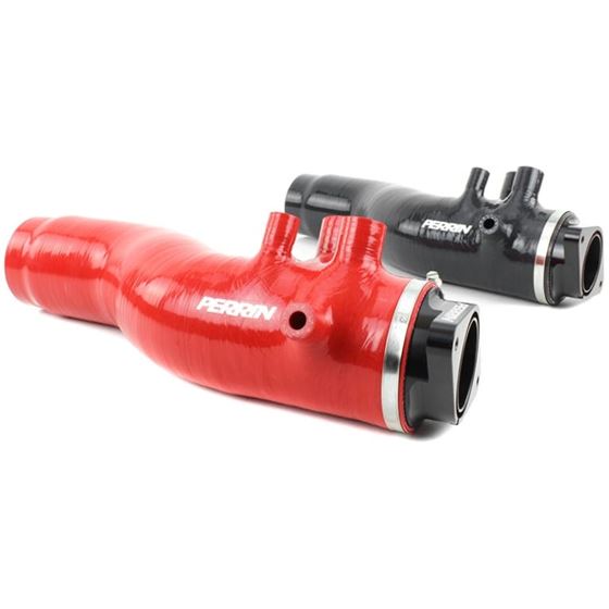 Perrin,3",Turbo,Inlet,Hose,Nozzle,Red,15-19,WRX,14-18,FXT