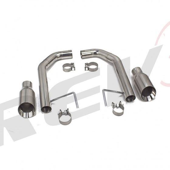 Rev9,Power,Ford,Mustang,2.3L,EcoBoost,3.7,V6,2015-17,FowMaxx,Stainless,Axle,Back,Exhaust,Straight,Pi