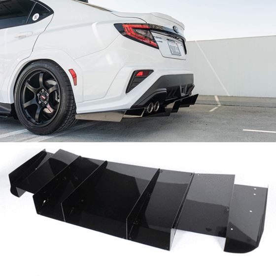 Aeroflow Dynamics 2022-2024 Subaru WRX Rear Diffus