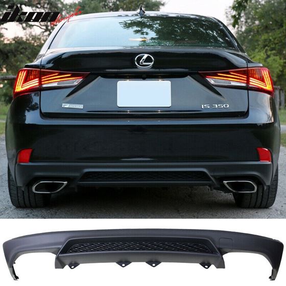 IKONMOTORSPORT SPORT STYLE REAR DIFFUSER LEXUS IS 14-19