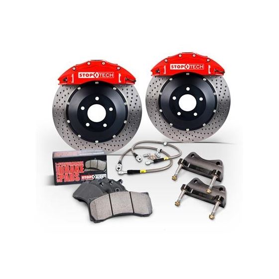 StopTech,13+,BRZ,FRS,86,BBK,Front,ST-40,Red,Caliper,355,x,32mm,Drilled,Rotor
