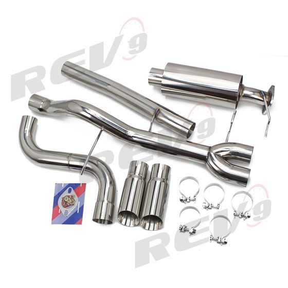 Ford Fiesta ST 1.6L 2014-16 FlowMaxx Stainless Exhaust System, 76mm Pipe