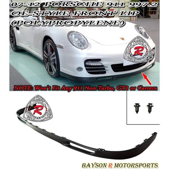 BaysonR OE Style Front Lip For 2007-2013 Porsche 911 Turbo (997.2)