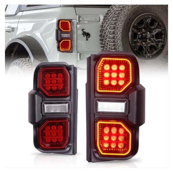 Archaic,Raptor,Version,Full,LED,Tail,Lights,Assembly,For,Ford,Bronco,2021+,All,Versions,2,4,door