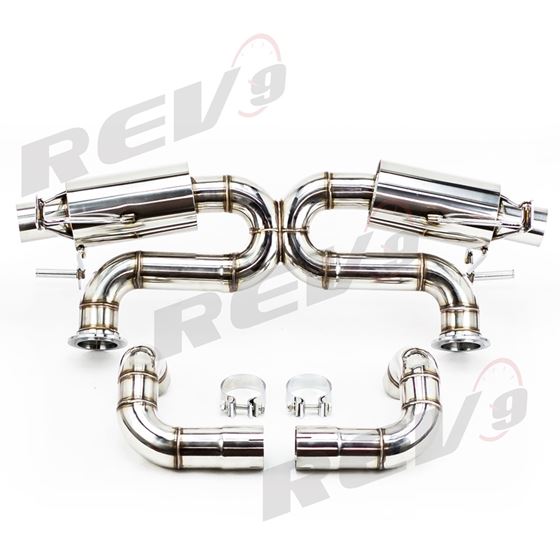 Cat-Back Exhaust, Stainless Steel, 3 Inch, Audi R8 5.2L V10 2009-12