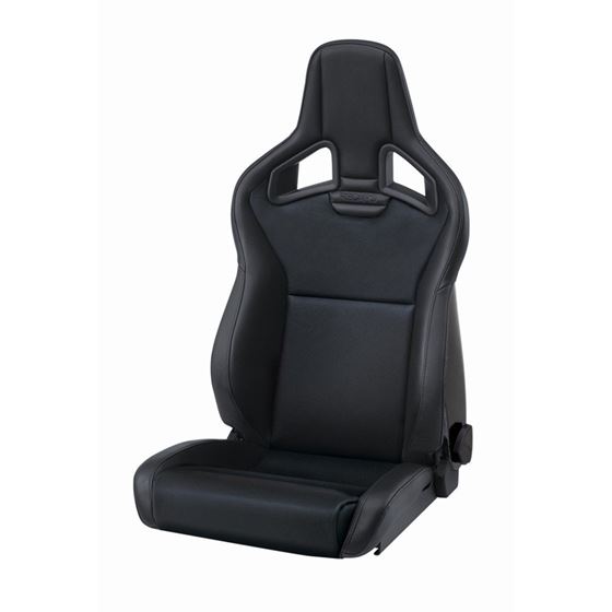 RECARO SEAT SPORTSTER CS PASSENGER LEATHER BLACK/LEATHER BLACK/BLACK