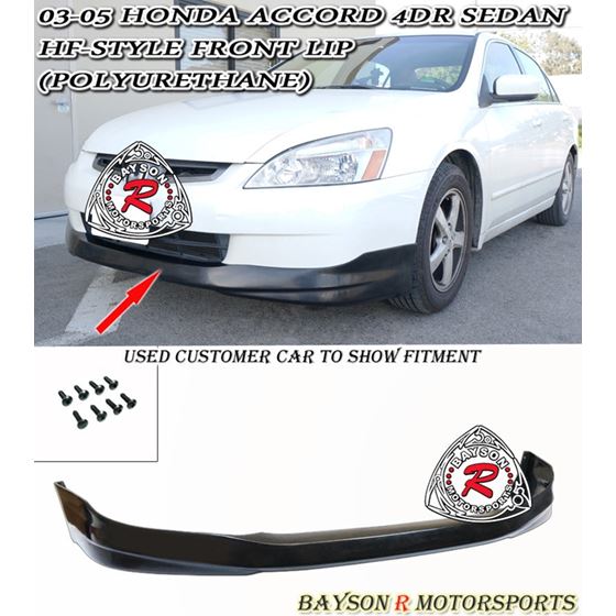 Bayson R HF Style Front Lip For 2003-2005 Honda Ac