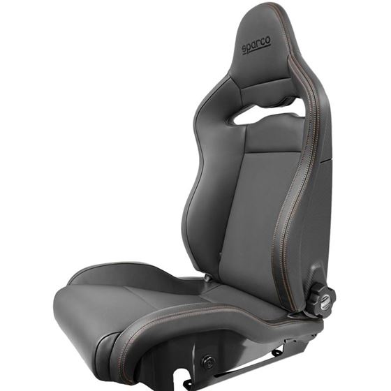 Sparco Seat SPX Special,Edition,Black,Red,Stitching,w/,Matte,Carbon,Shell,Left