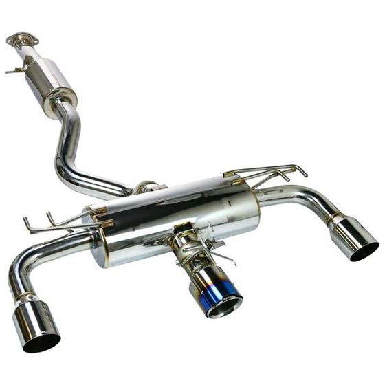 Remark,2023+,Toyota,GR,Corolla,Elite,Spec,Cat,Back,Exhaust,Outer,Polished,Center,Burned,TI,Tips