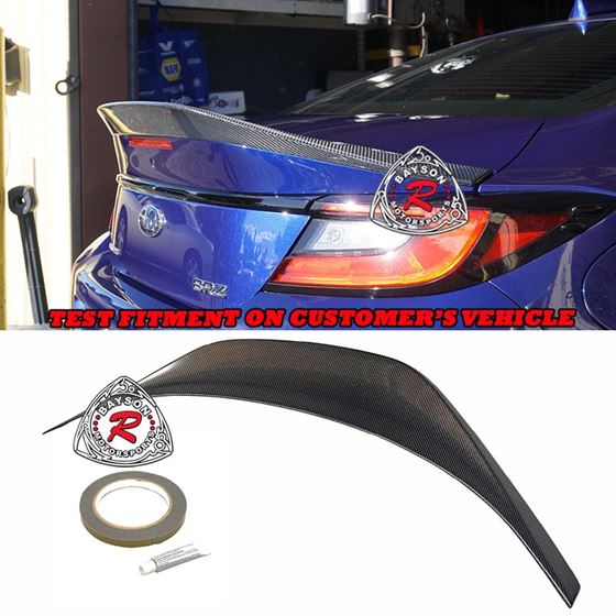 BaysonR T Style Trunk Spoiler (Carbon Fiber) For 2