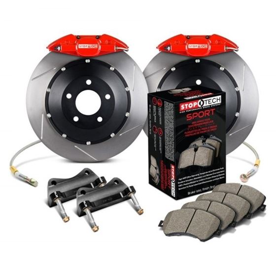 StopTech,13+,BRZ,FRS,86,BBK,Rear,ST-22,Red,Calipers,345,x,28,Slotted,Rotors