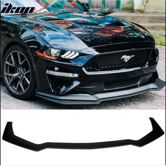 IKONMOTORSPORT GT STYLE FRONT LIP FORD MUSTANG 18-21