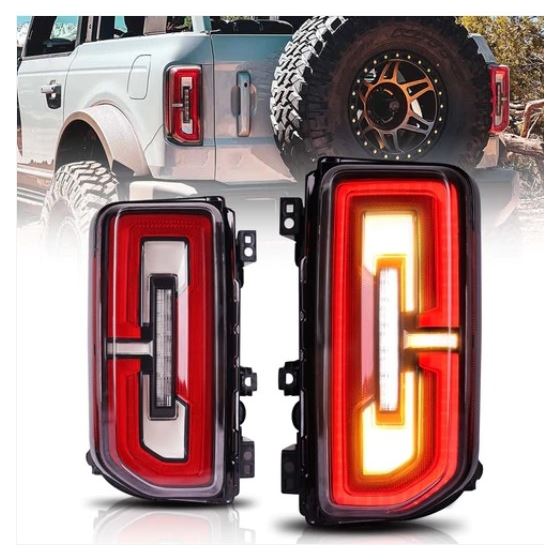 Archaic,Full,LED,Tail,Lights,Assembly,For,Ford,Bronco,2021+,All,Versions,2,4-door