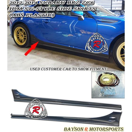 Bayson R ST Style Side Skirts For 2012-2021 Subaru