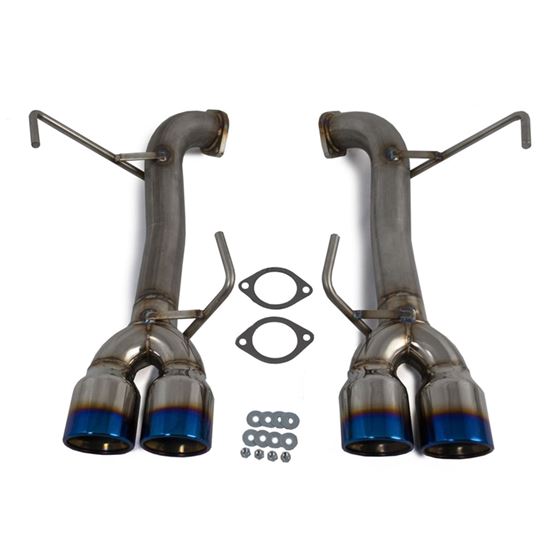 ETS Extreme Axleback System Blue Tips w/ No Muffle