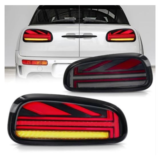 Archaic,Full,LED,Tail,Lights,Assembly,For,Mini,Clubman,F54,2016-2020,Smoked,Red