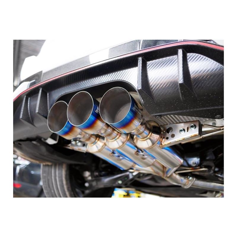 Invidia R400 Gemini Triple Titanium Cat-Back Exhaust 17+ Honda Civic ...