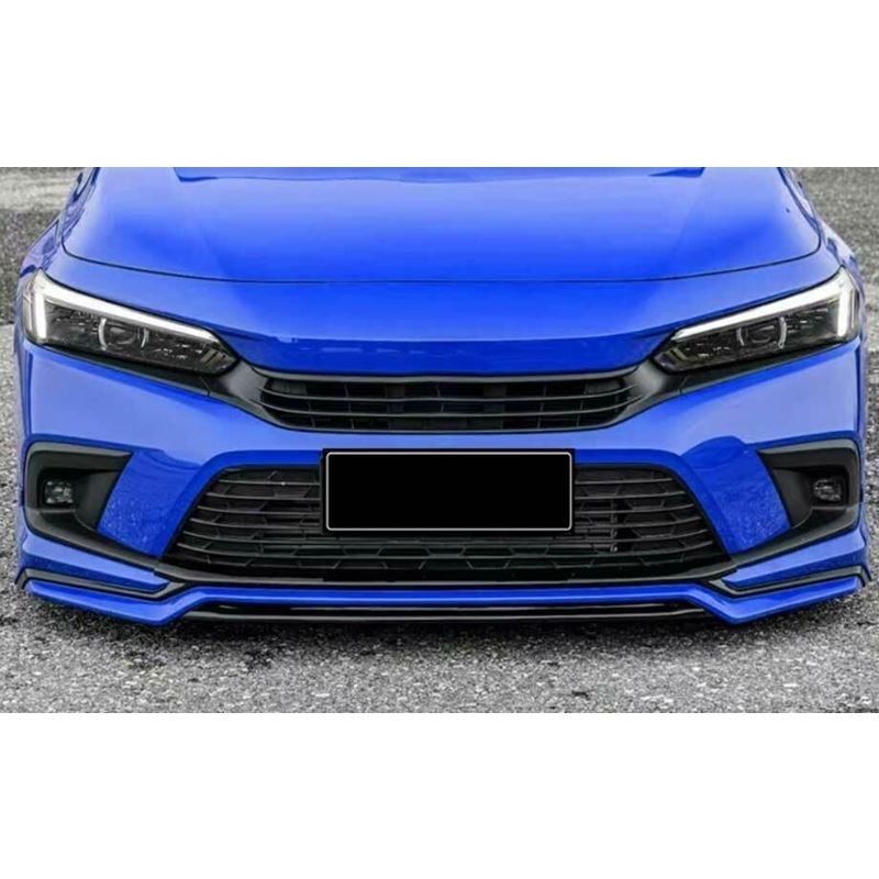 Honda Civic Sedan Yofer Front Bumper Lip Aegean Blue