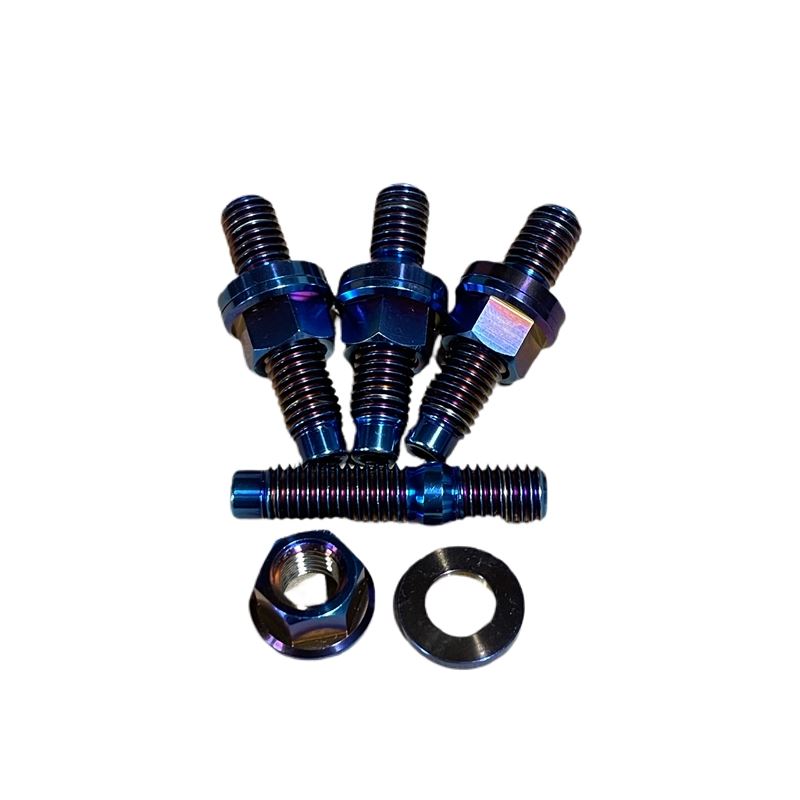 PLM Titanium Turbo to Manifold Stud Kit M10 x 1.5mm PLM-HB18-RF-HEADER